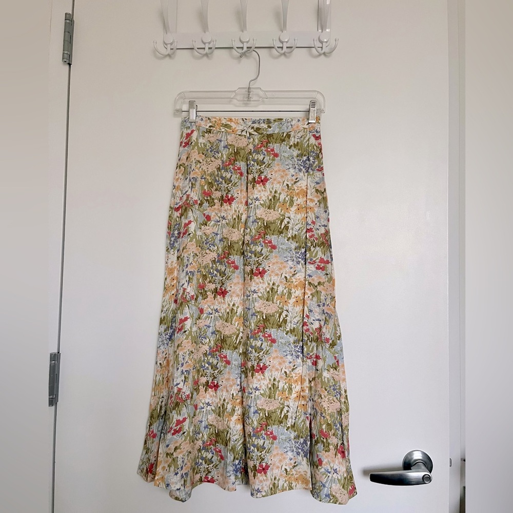 Reformation Floral Midi Skirt - Multicolor - Picture 3 of 5